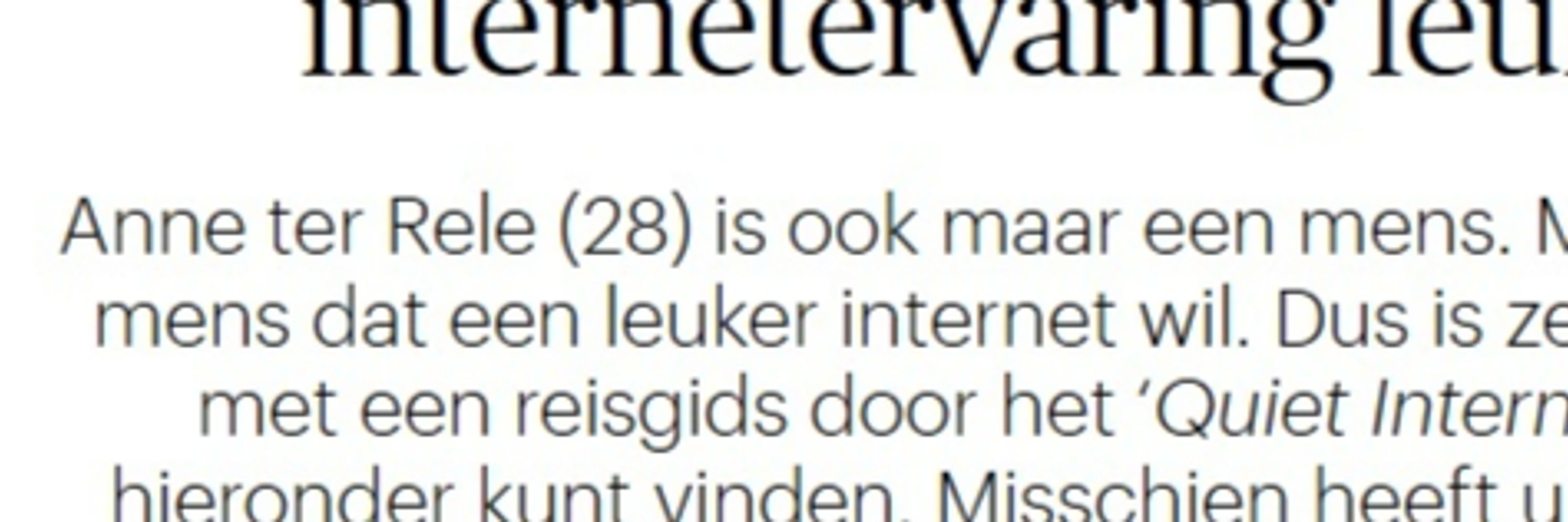 Anne ter Rele