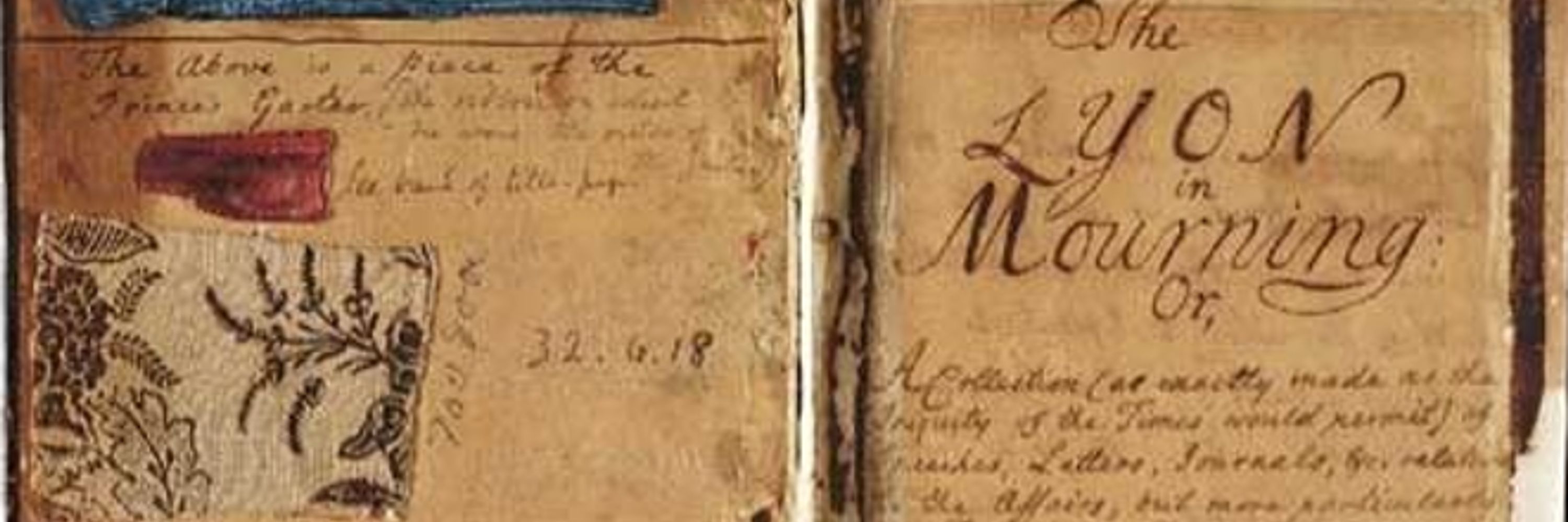 The Lyon in Mourning Manuscript (1775)