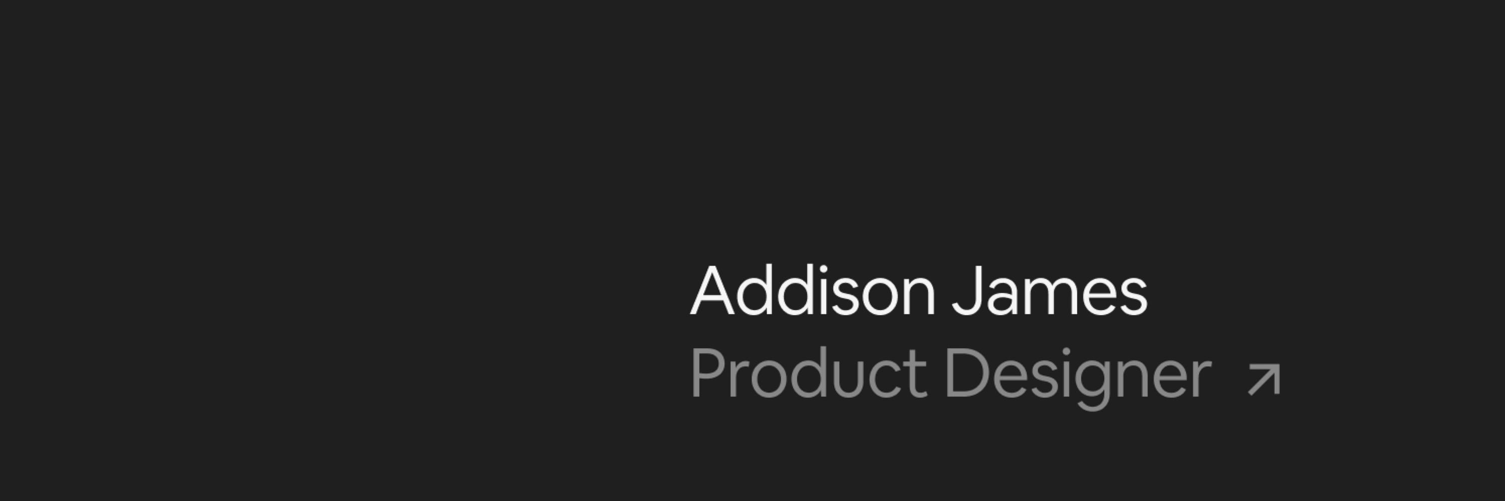 Addison James