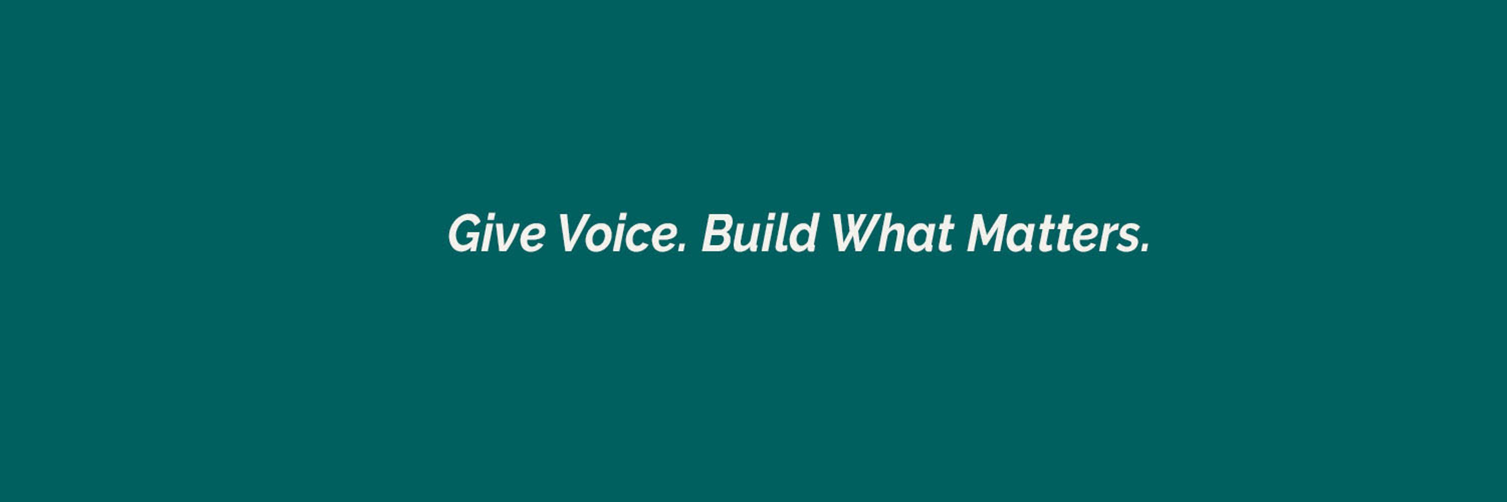 Give Voice AB - Resistance, rooted in community.