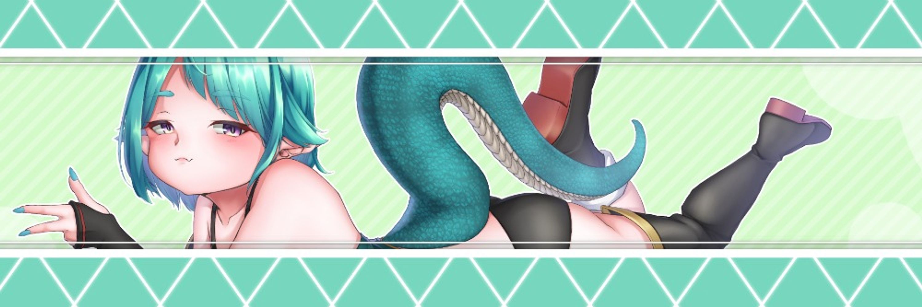 なぎ@汐凪るうま🐉🍀💙うちっ子転生(亜)竜人系VTuber…？
