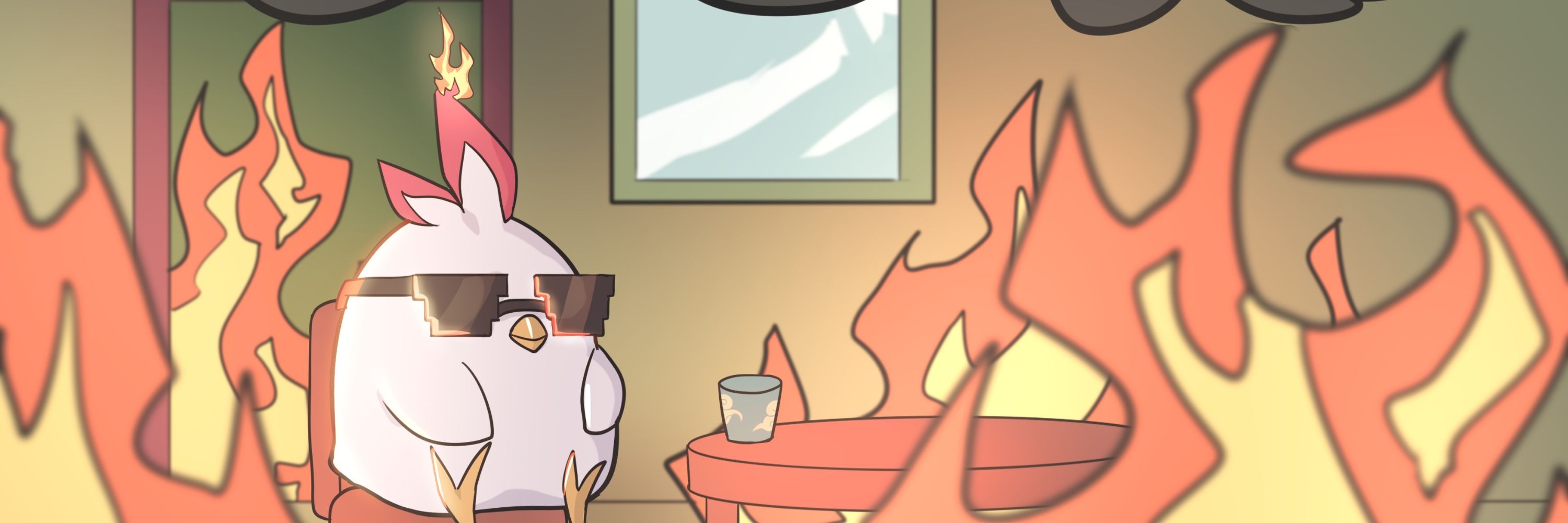 Burning Chicken