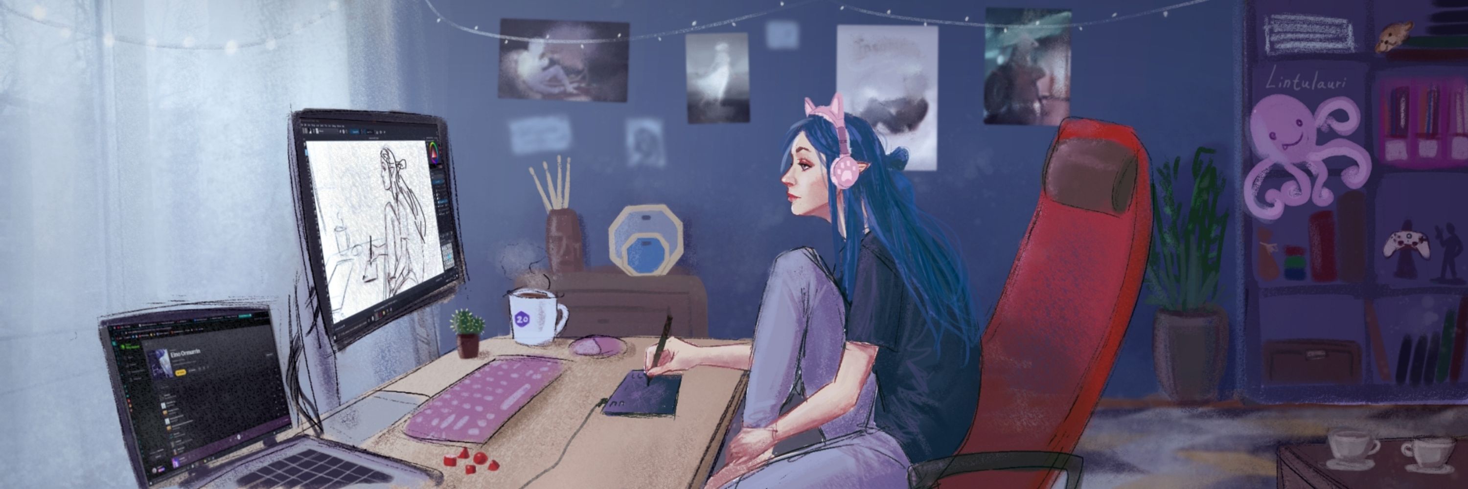 Lintulauri 💙 ART