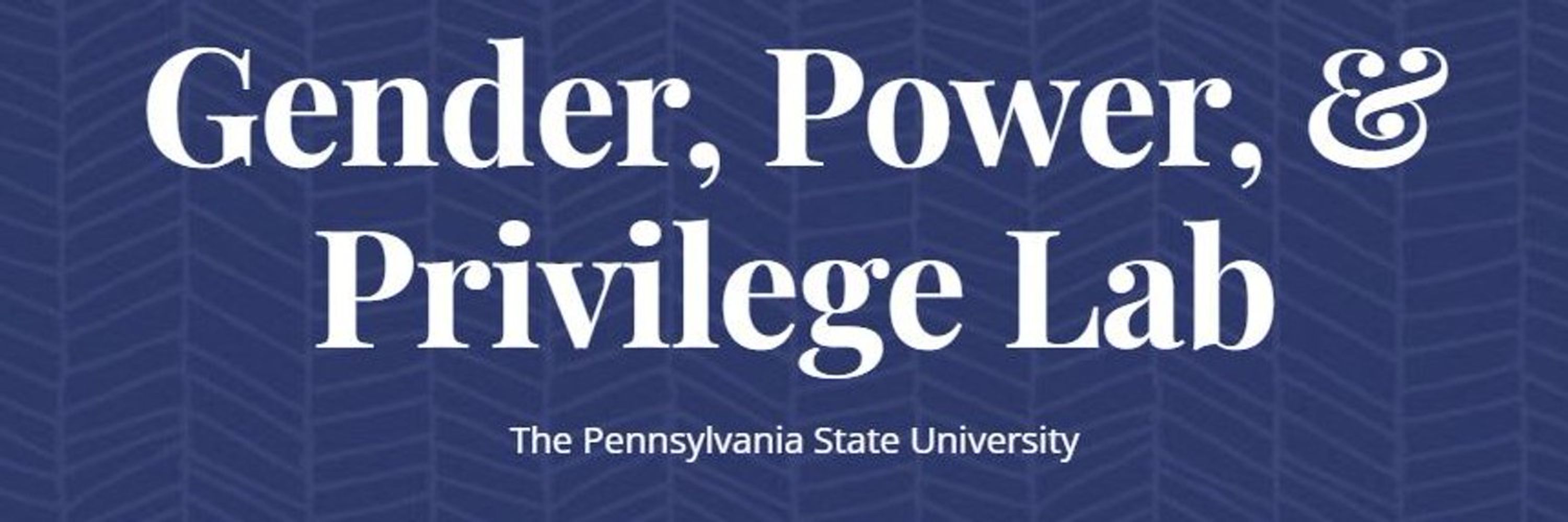 Gender, Power, & Privilege (GPP) Lab at Penn State
