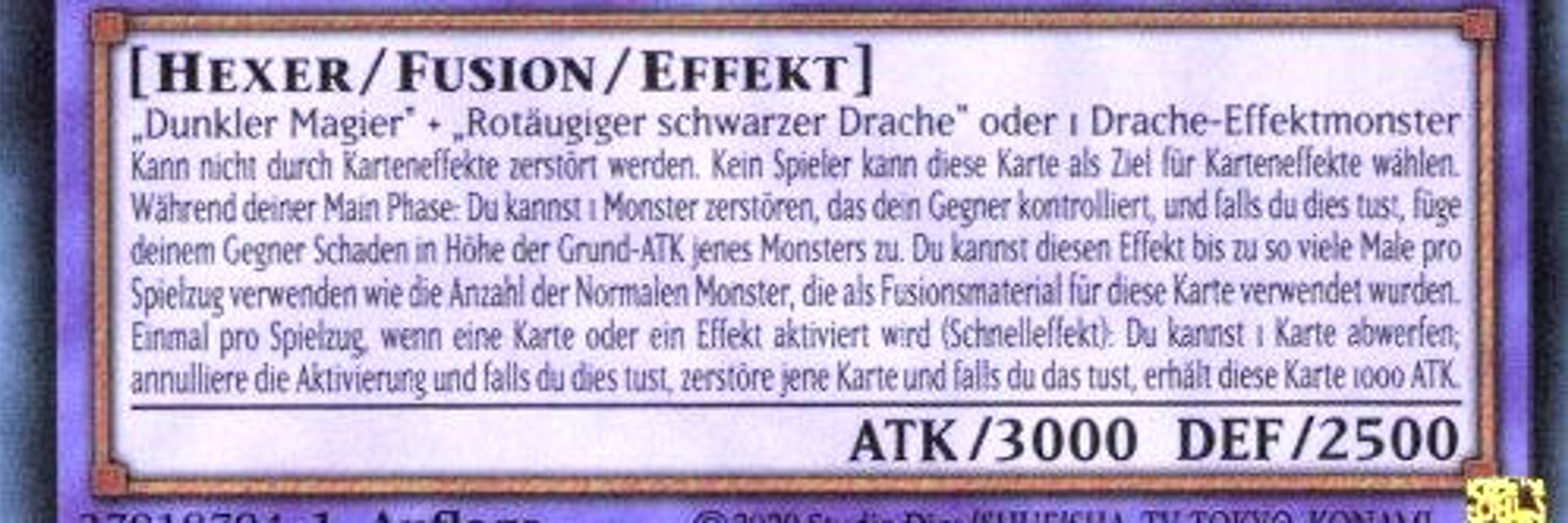 Rotäugiger dunkler Dragoner