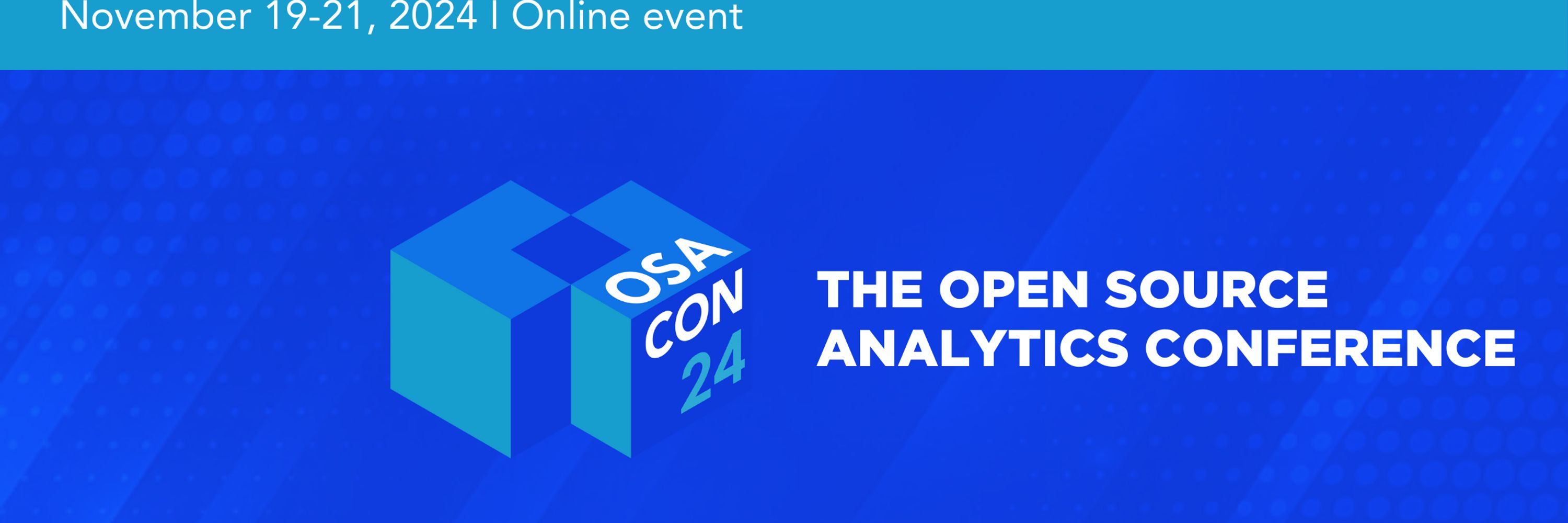 The Open Source Analytics Conference (OSA CON)