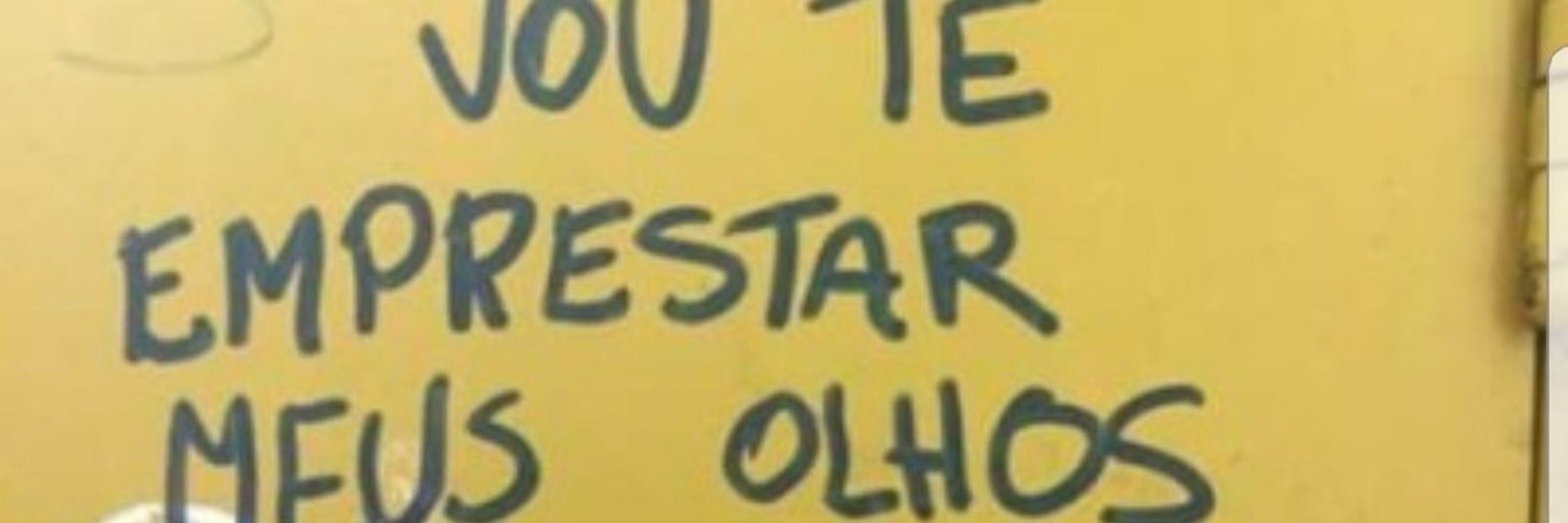 Falei e sai correndo