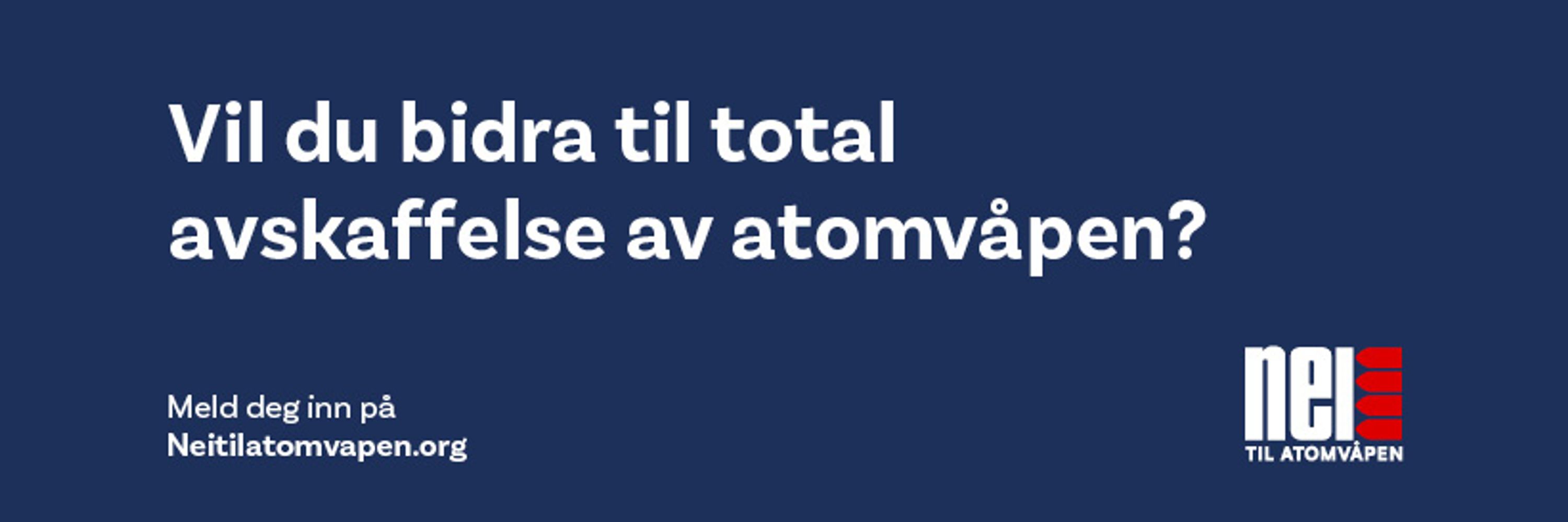 Nei til Atomvåpen