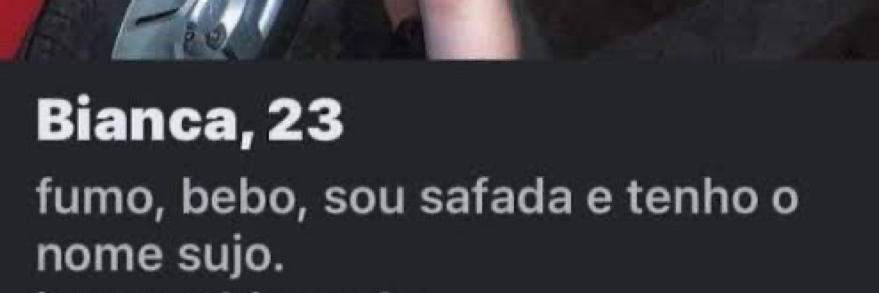me chama de bi