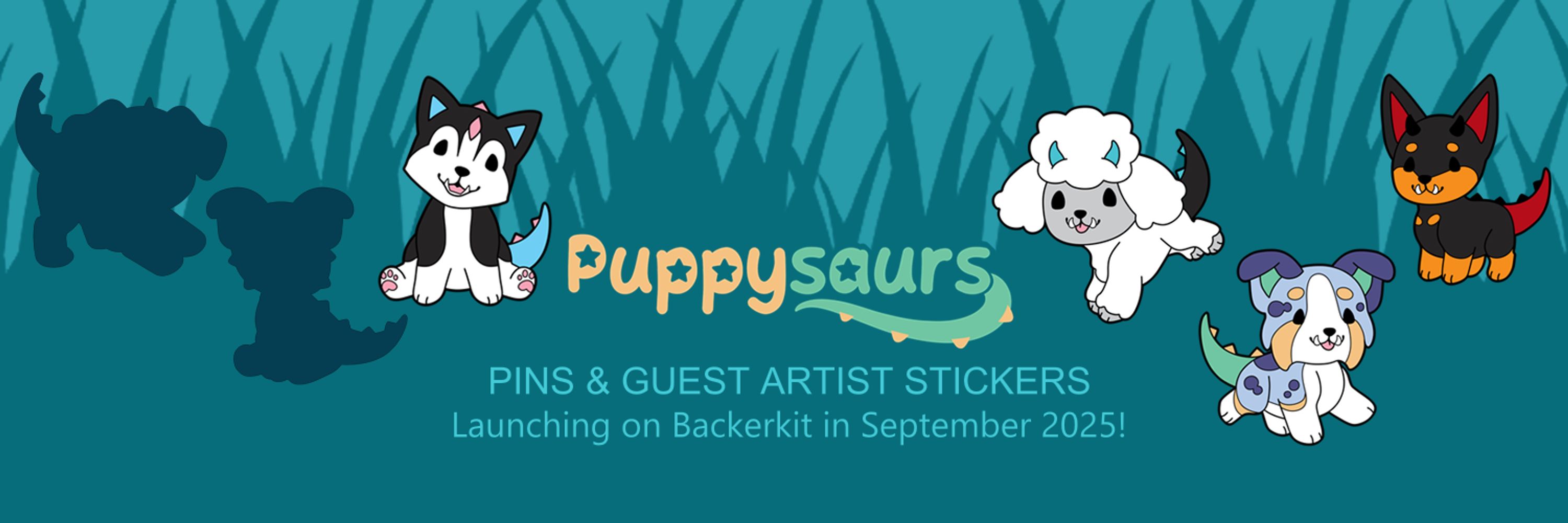 Puppysaurs 🐶🦖🔜 Pin Backerkit