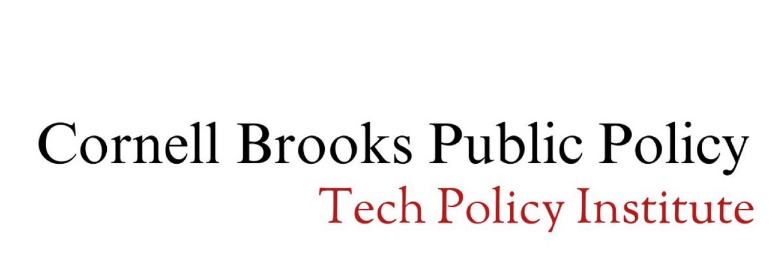 Cornell Brooks School Tech Policy Institute 