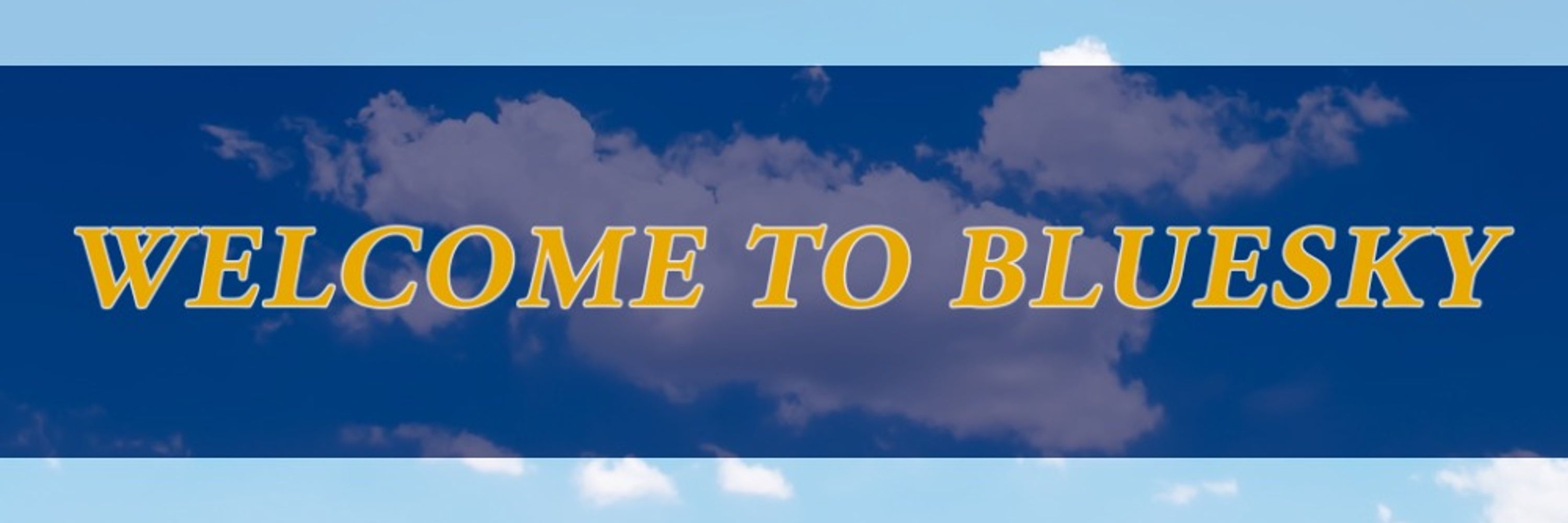 Welcome to Bluesky