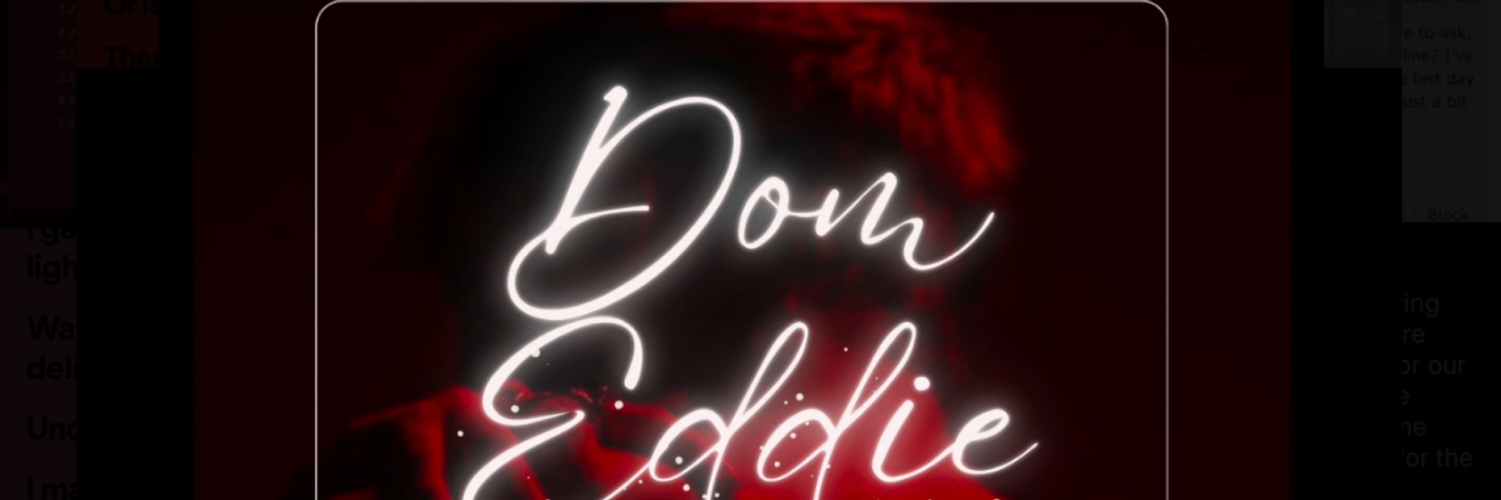 Dom Eddie Week