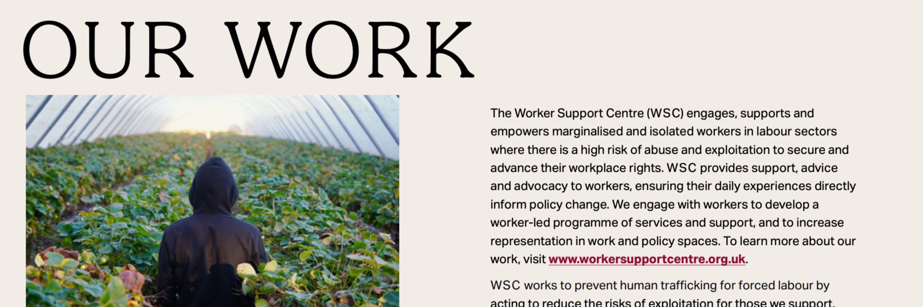 Worker Support Centre