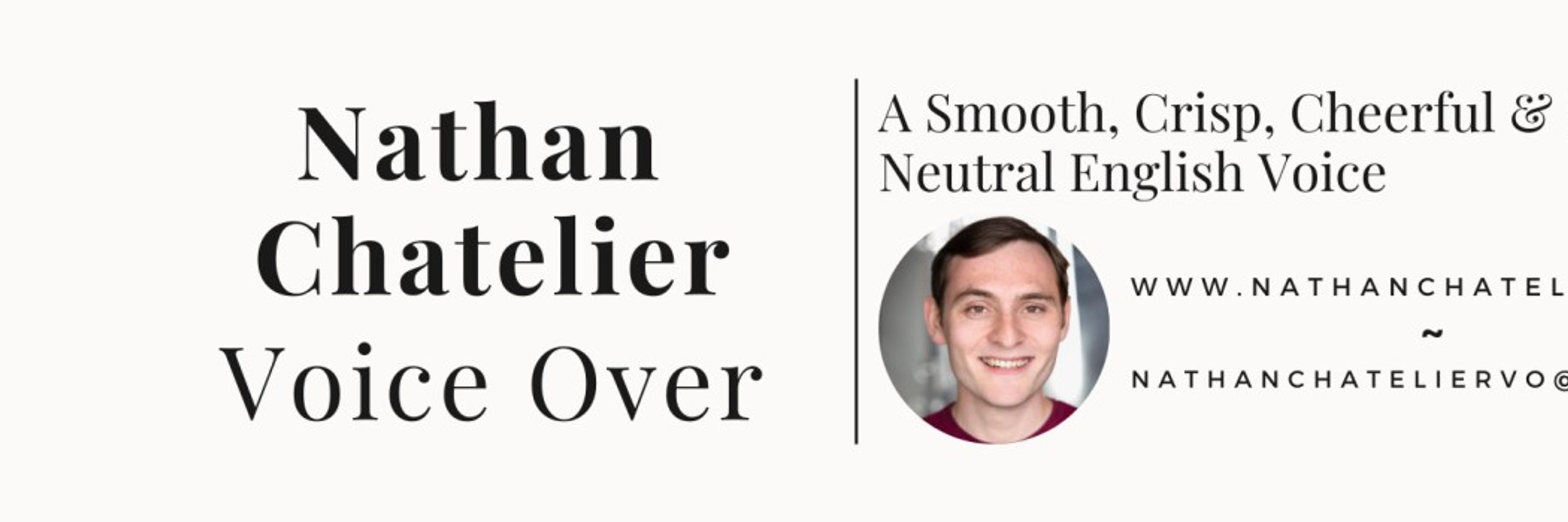 Nathan Chatelier  | Voiceover Artist 🎙