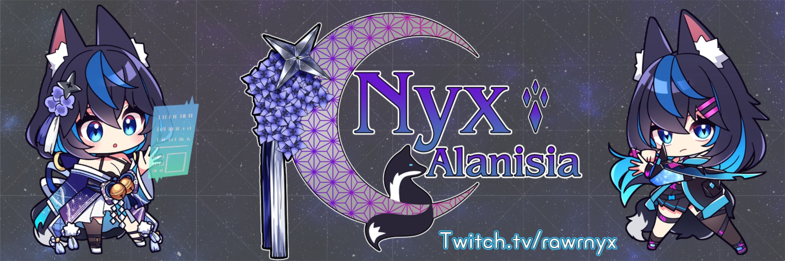 Nyx Alanisia 🏳️‍⚧️💎🦊 Chill Kitsune Vtuber