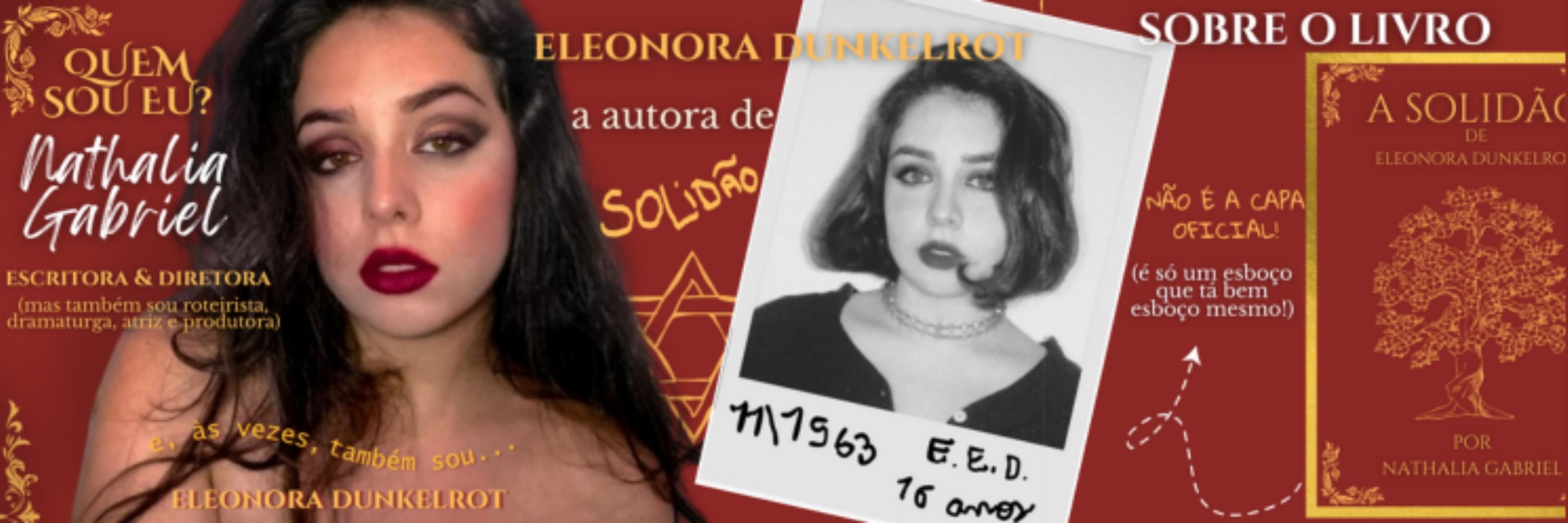 nath escrevendo A SOLIDÃO DE ELEONORA DUNKELROT 📚