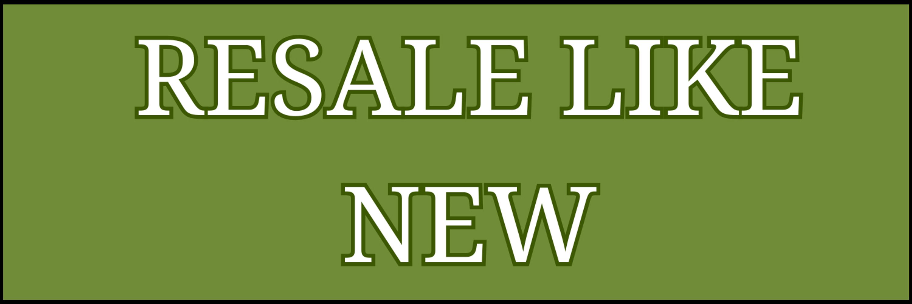 Resale Like New