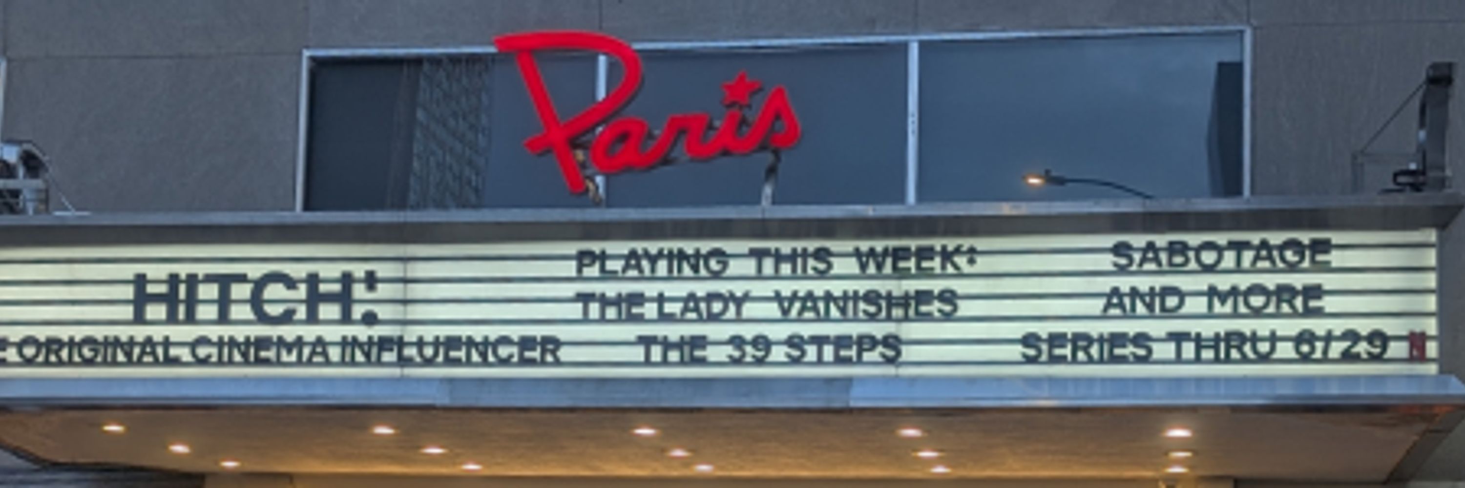 The Paris Theater - NYC