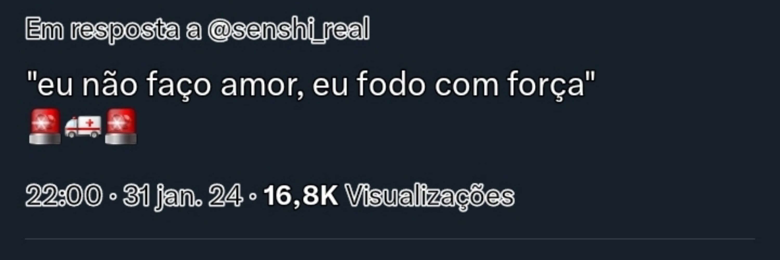 🚨 se eu te seguir você vai ser atropelado 🚨
