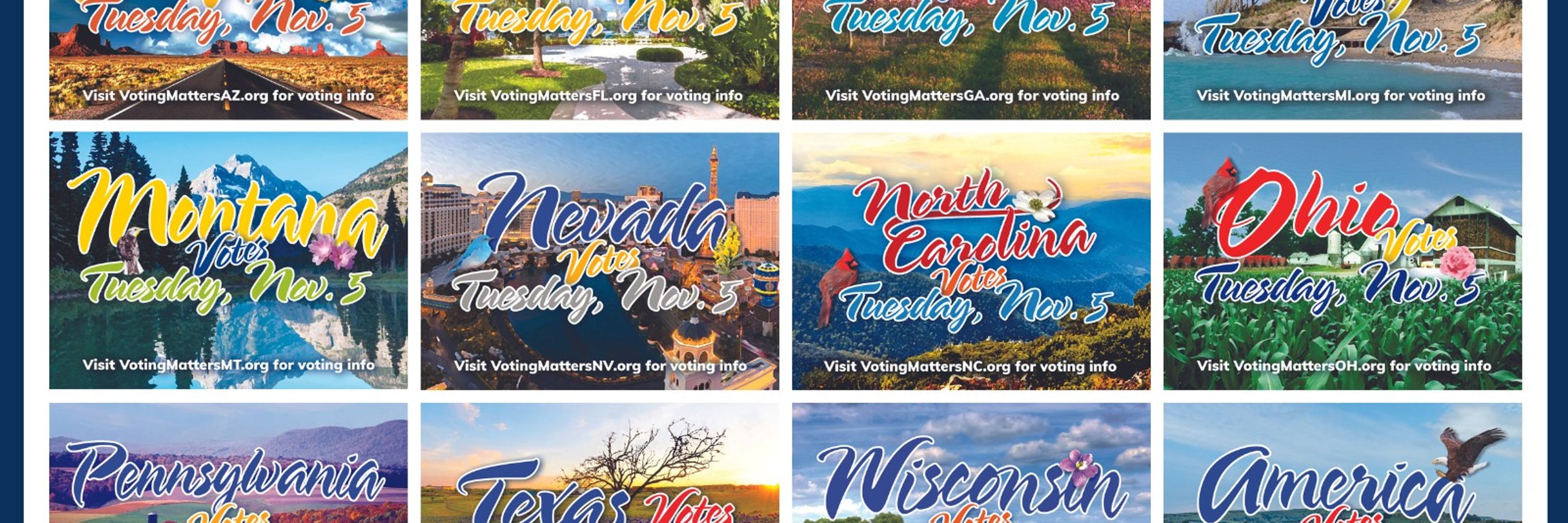 Postcards to Swing States