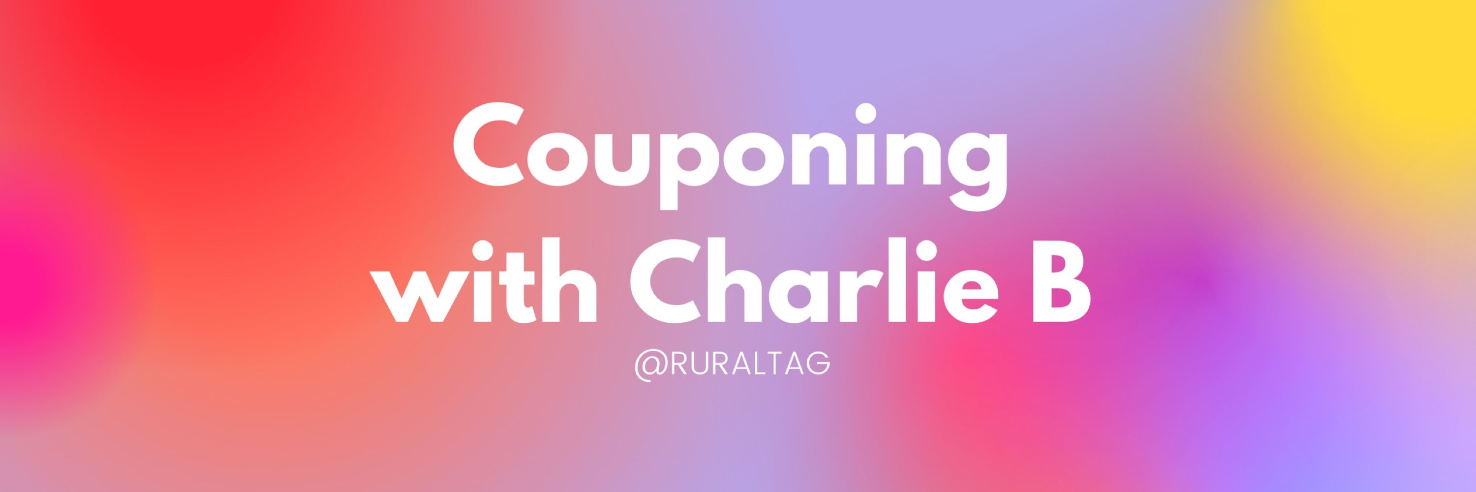 Coupon w/ Charlie B