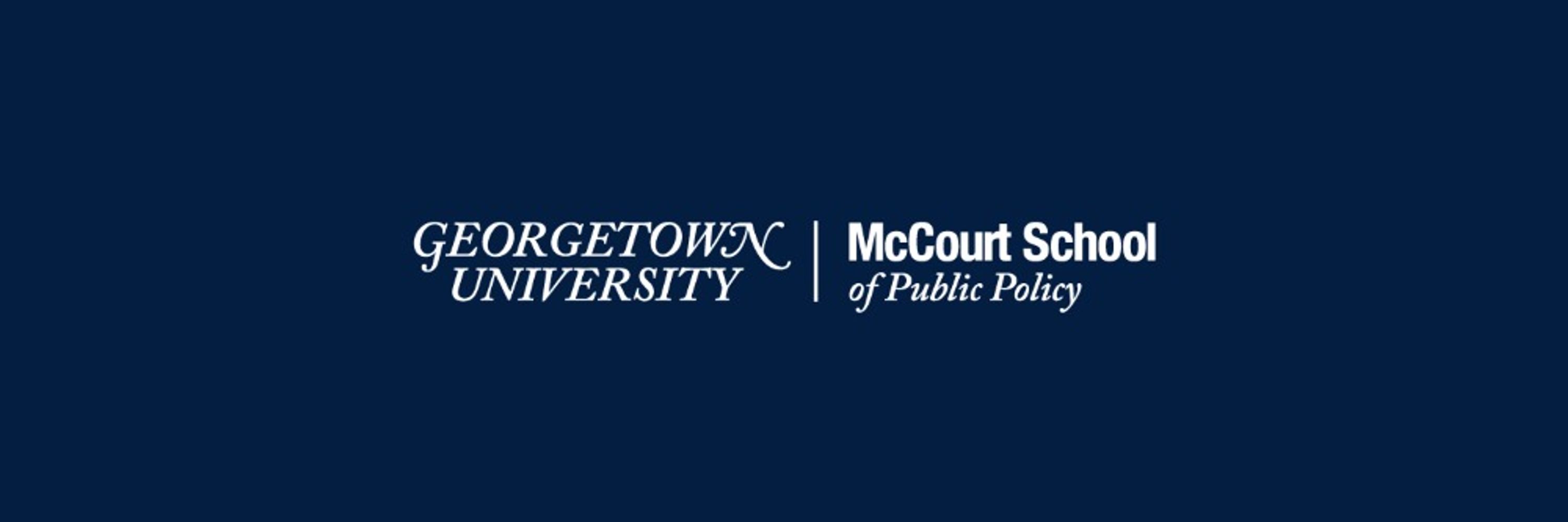 The McCourt School of Public Policy