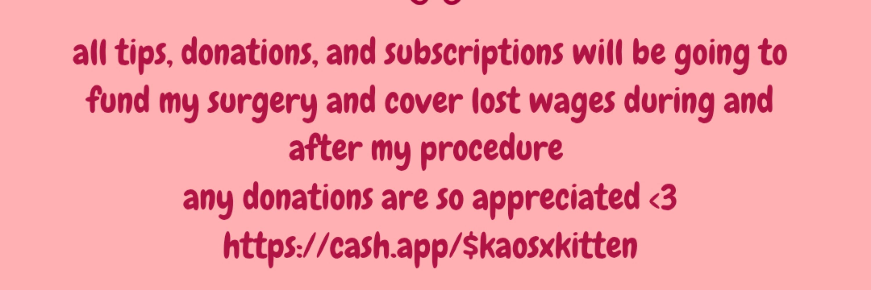 *★𝖐𝖆𝖔𝖘𝖝𝖐𝖎𝖙𝖙𝖊𝖓★*| ($485-$3.5K surgery fund) |