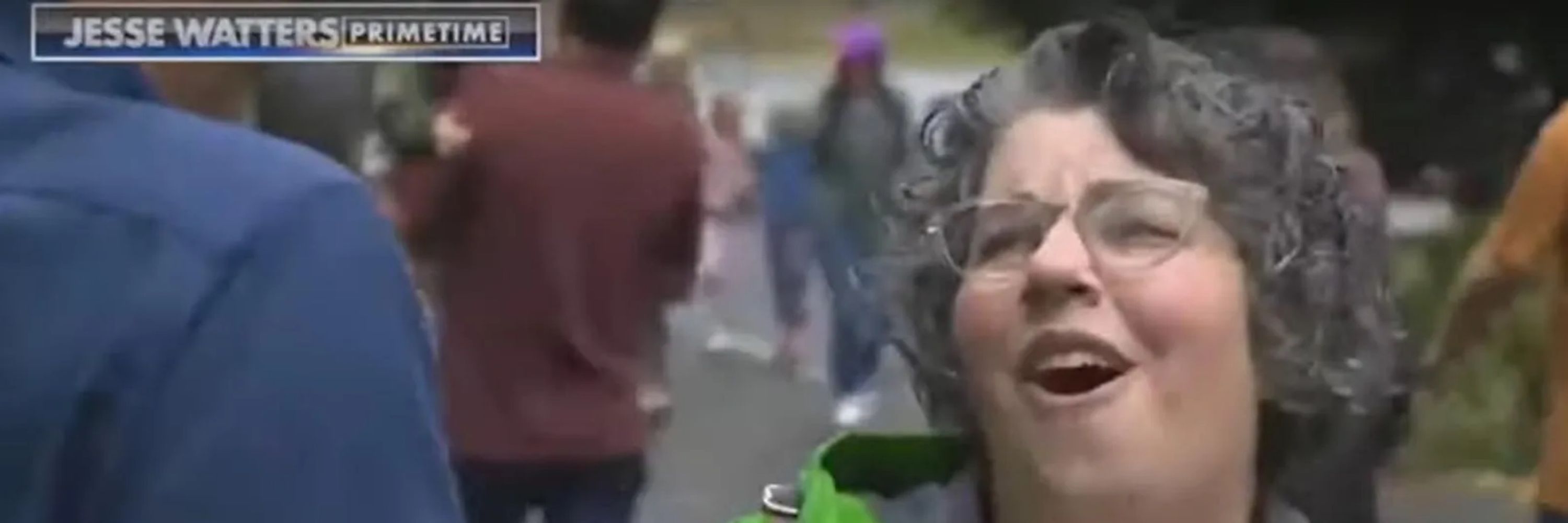 Green Jacket Lady