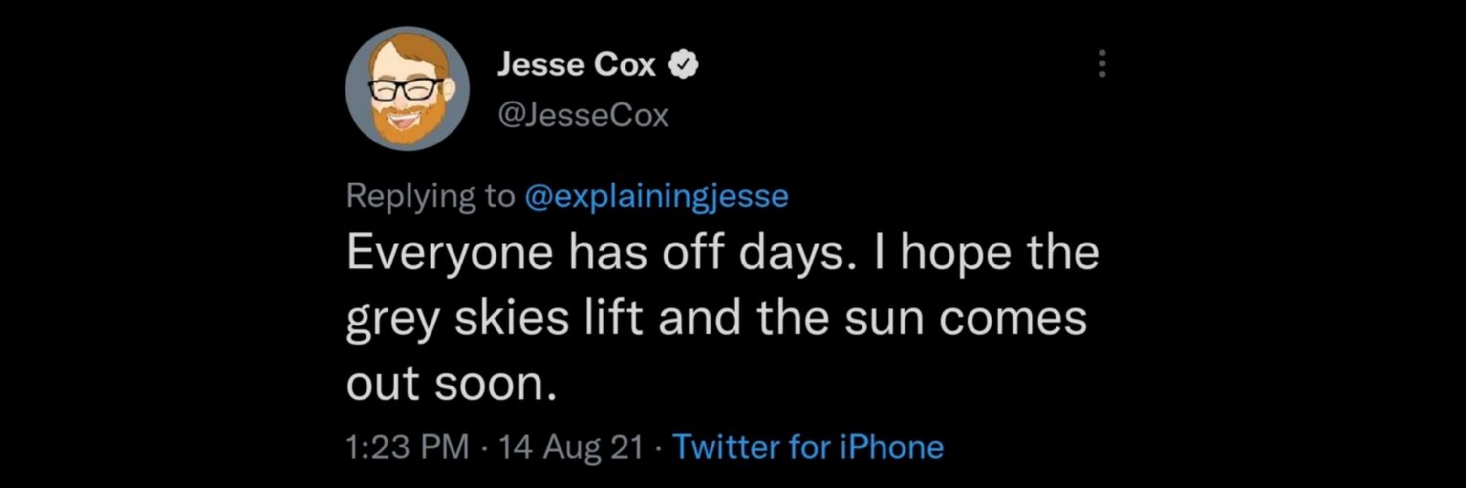 EXPLAINING Jesse Cox