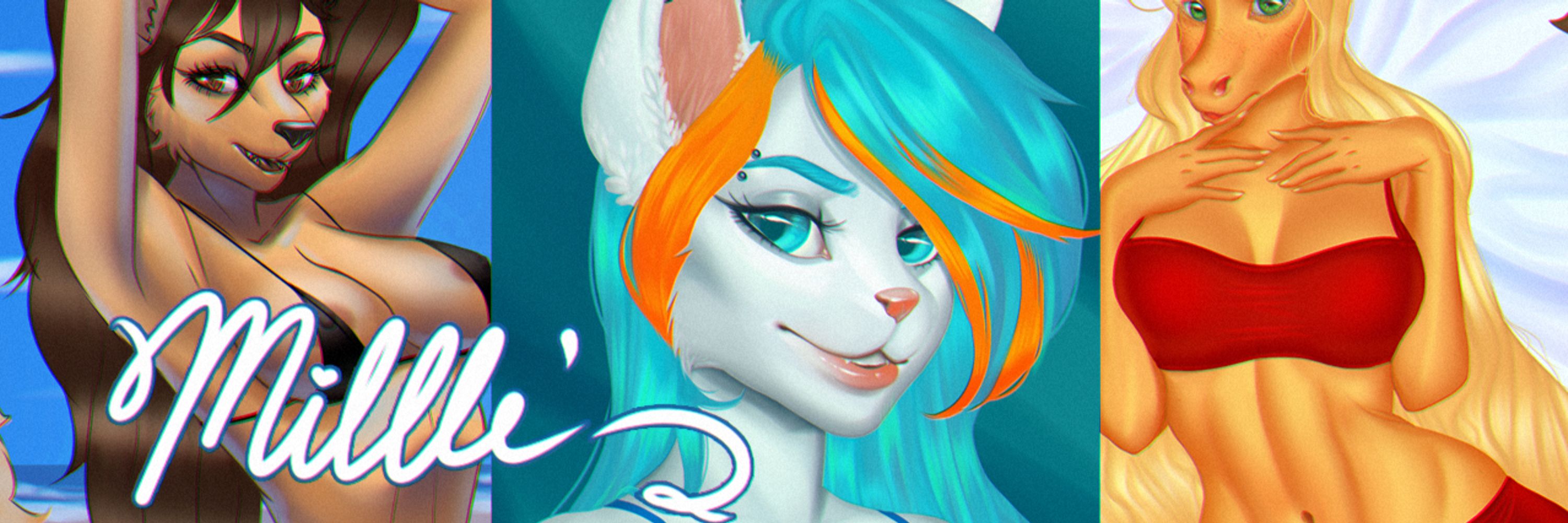 ✦ Millle Art ✦Comms= 1 last slot open | SD Comic SOON! 💚💙