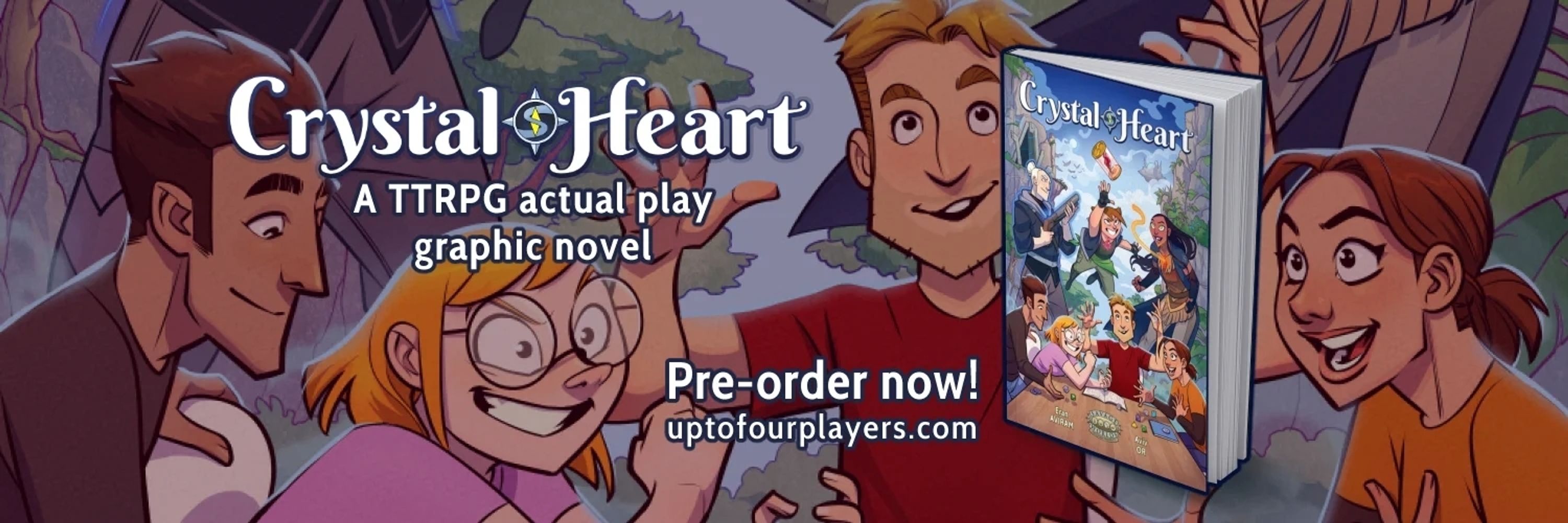 Up to Four Players #CrystalHeart