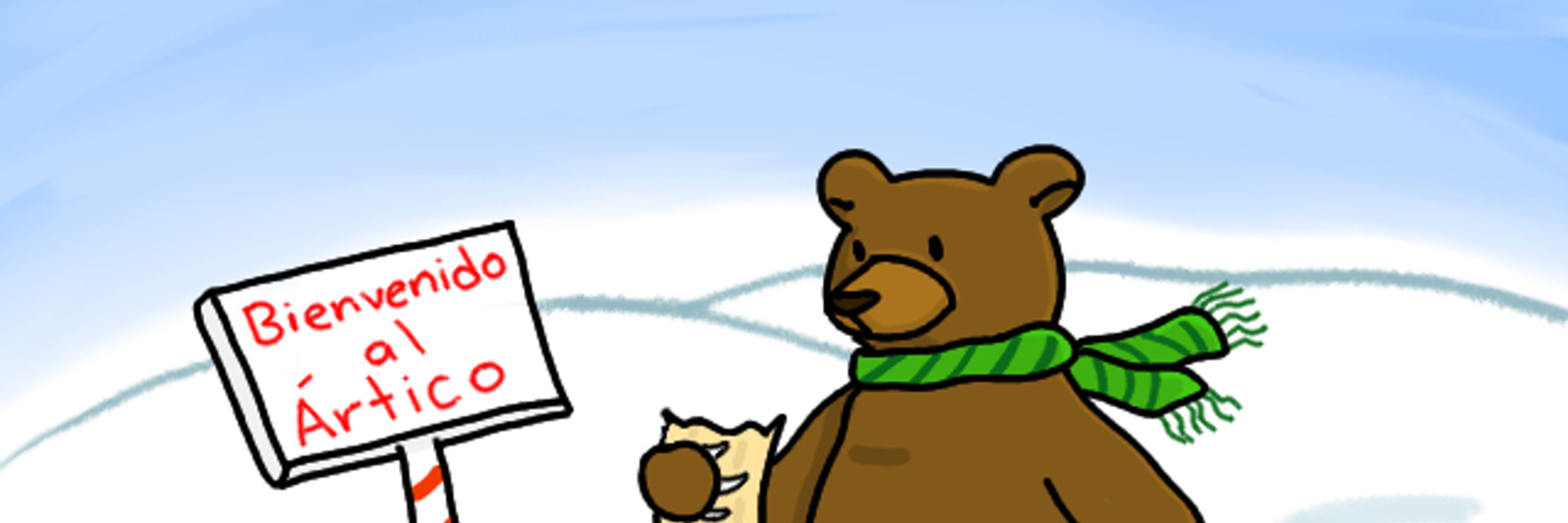 Shy Drawing Bear