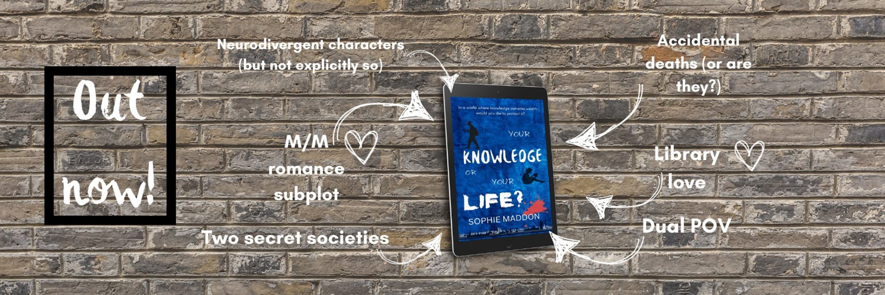 🏳️‍🌈 Sophie Maddon 📚✒️ New YA Mystery out now!