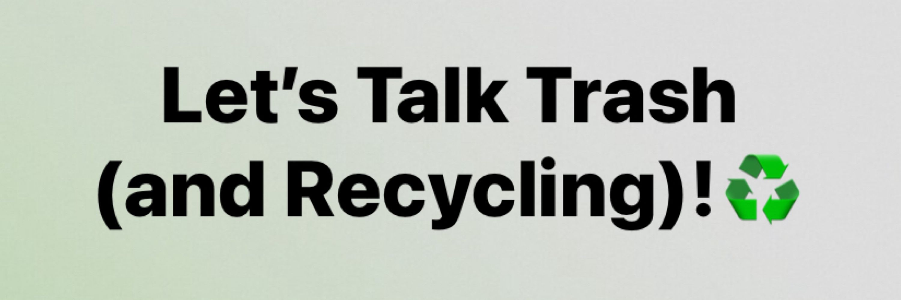 Texas Trash Talker 🤠♻️