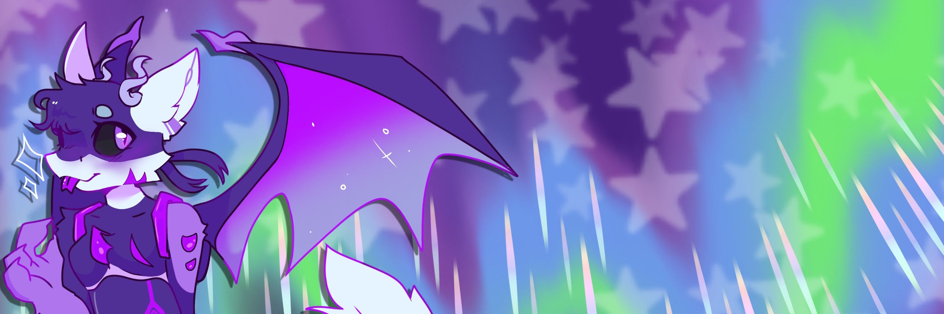 🌟💜 Lilith 🌟 The Starless Dragon PNGTuber 💜🌟