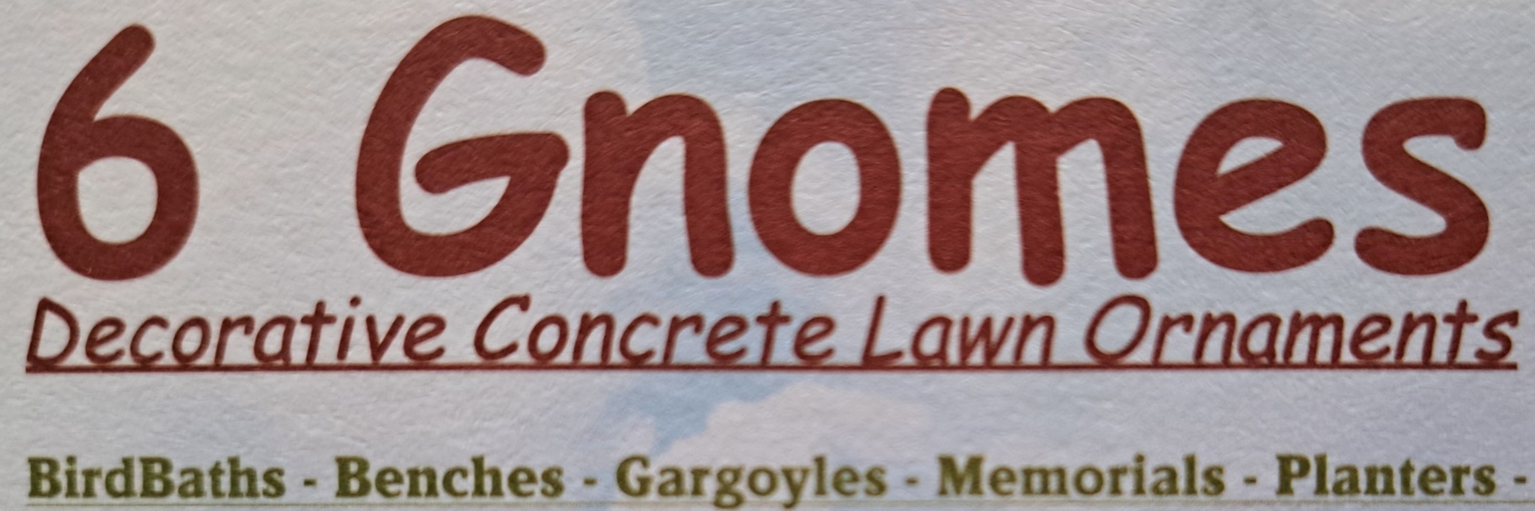 6 Gnomes Lawn Ornaments