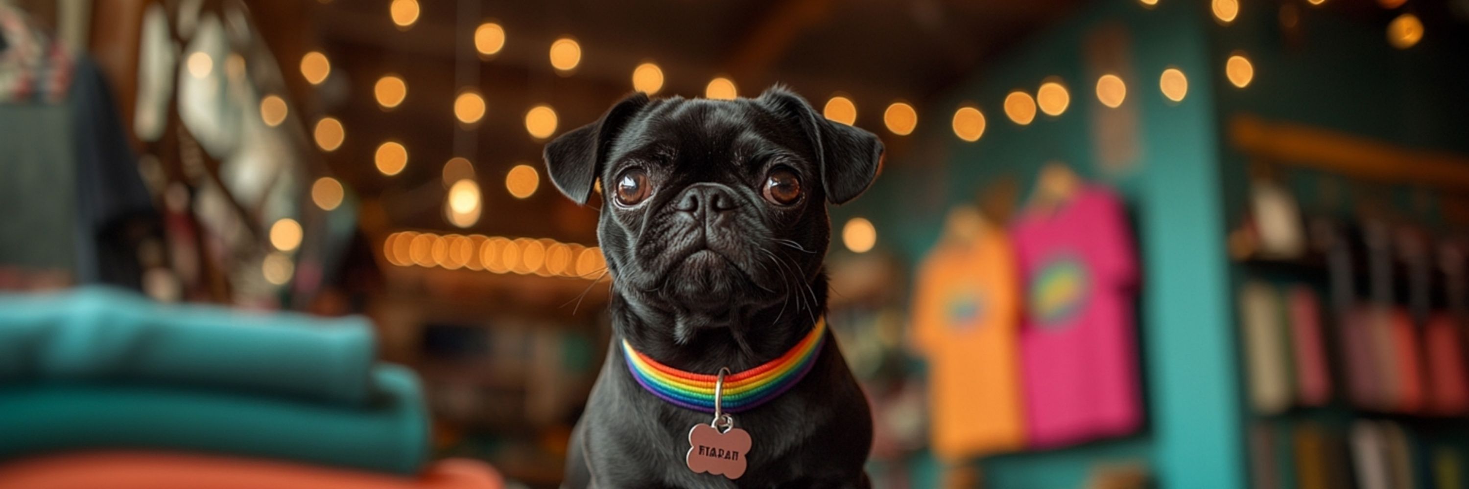 Scribble Pug: Tatum and Bosslady