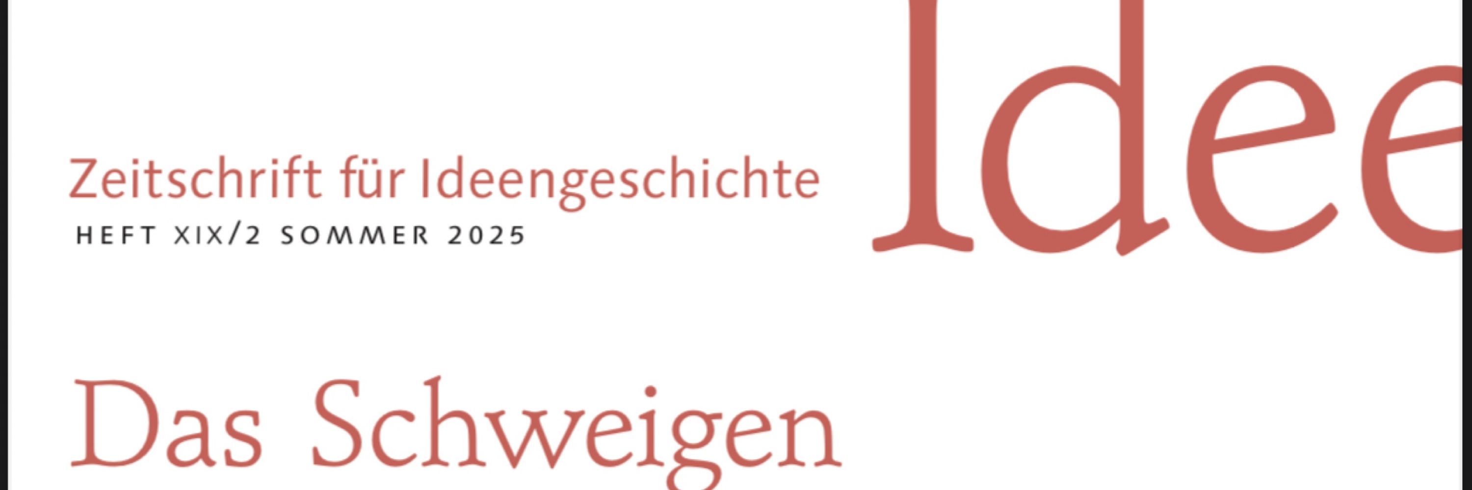 Zeitschrift für Ideengeschichte