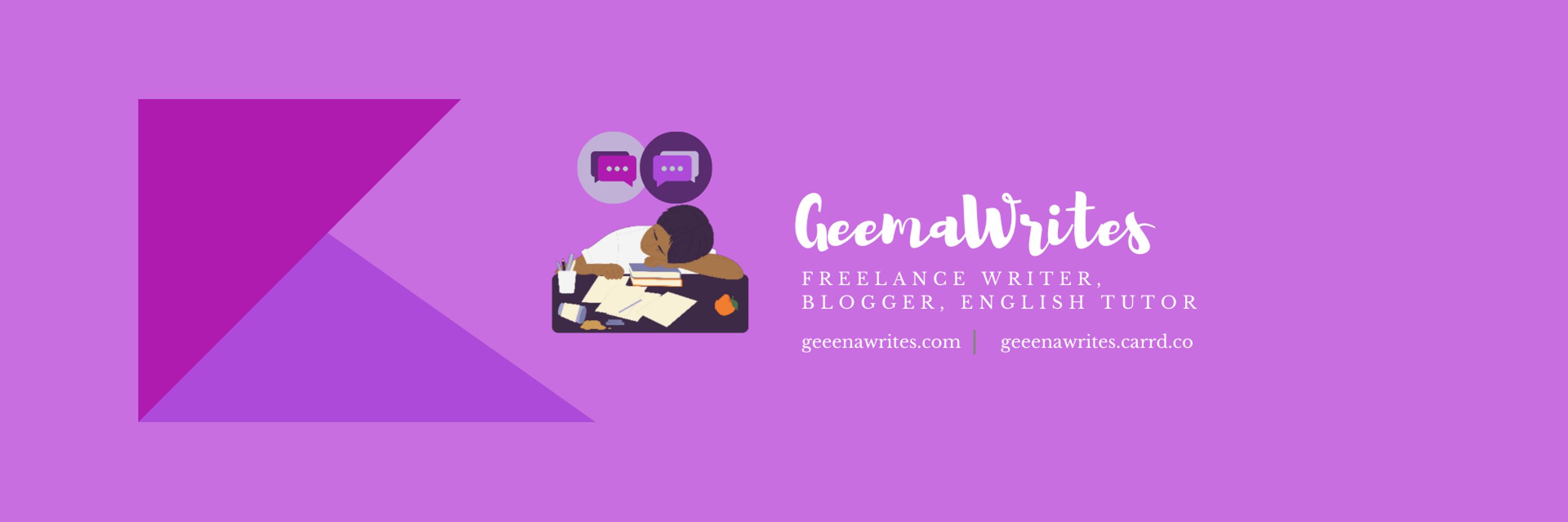 GeenaWrites (geeenawrites.com)