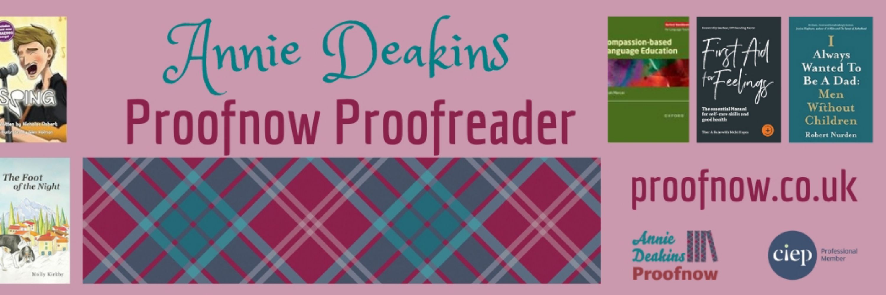 Annie Deakins ☆ Proofreader non-fiction and children's books