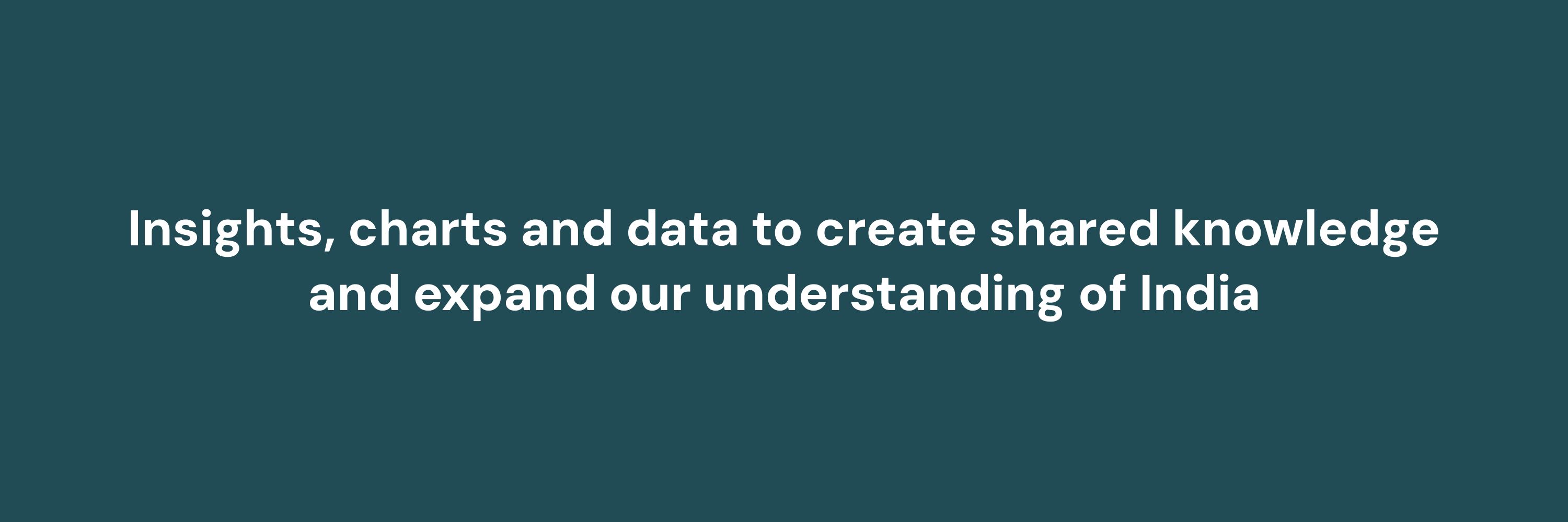 Data For India