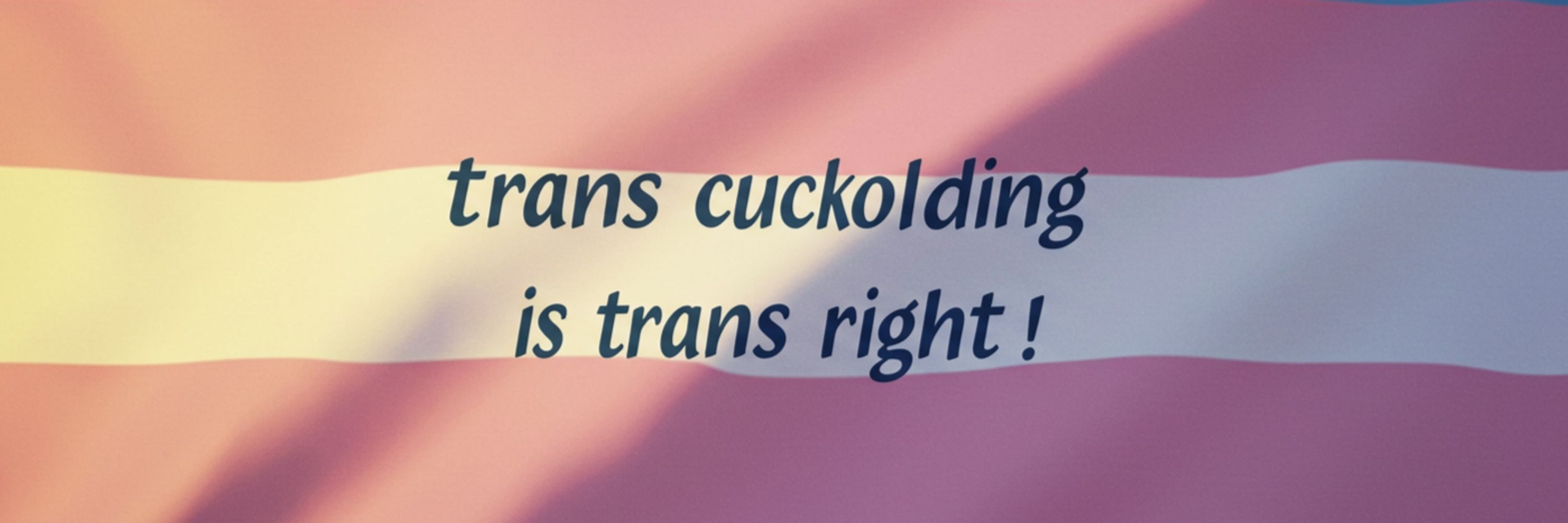 Trans Cuckolding Movement ⚧️🏳️‍⚧️🏳️‍🌈