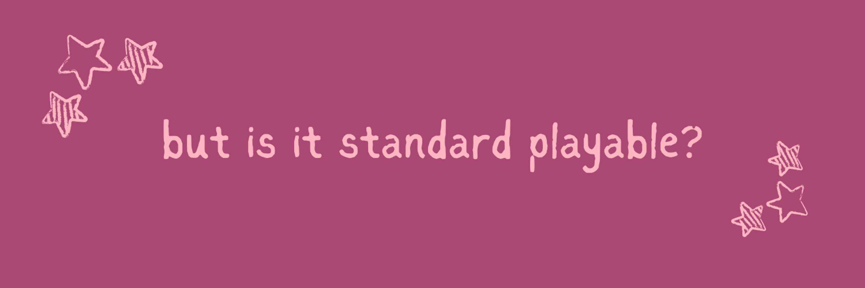 kira loves playing standard