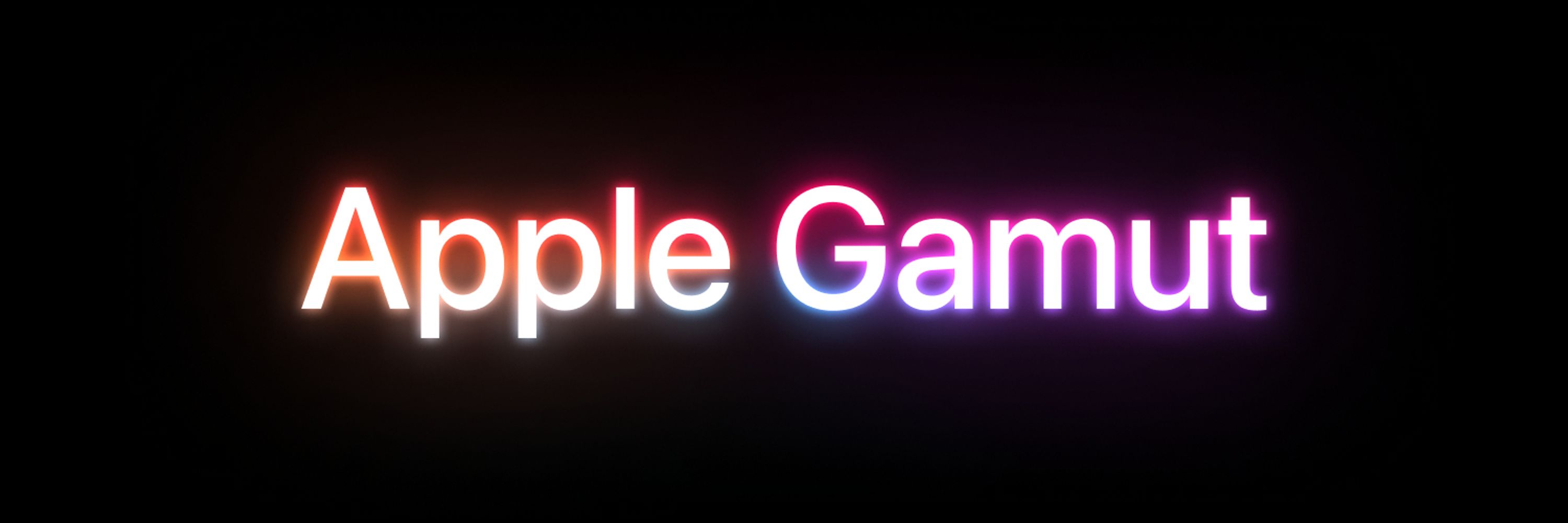 Apple Gamut