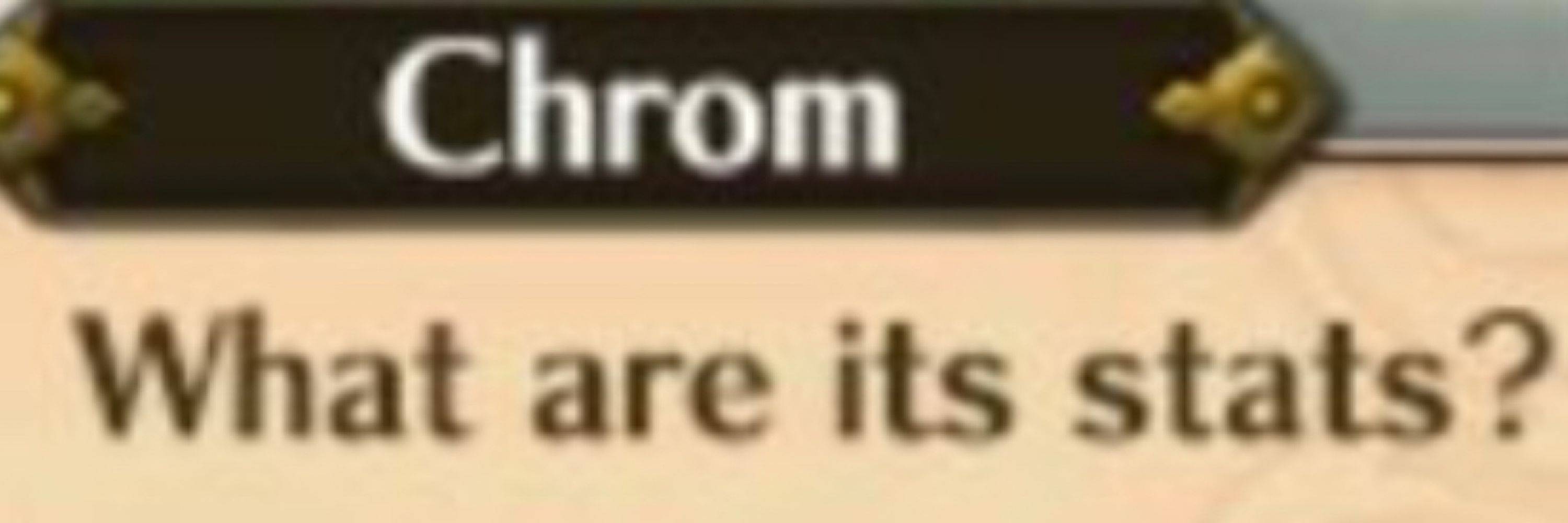 chrom from fire emblem