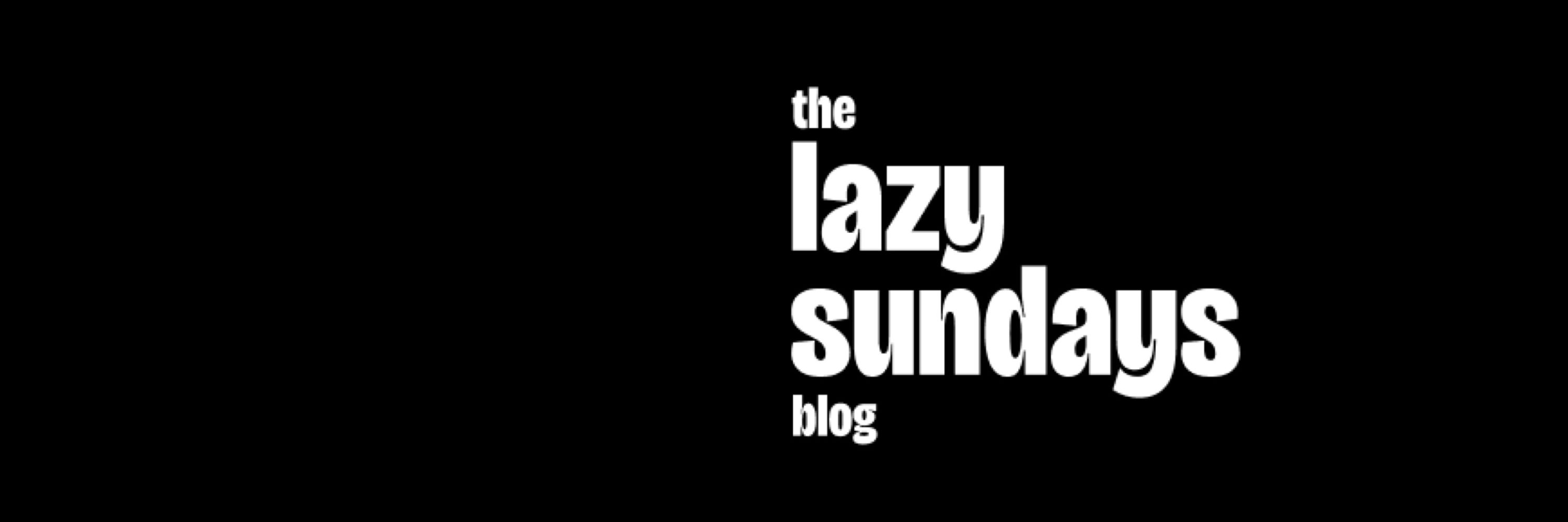 the lazy sundays blog