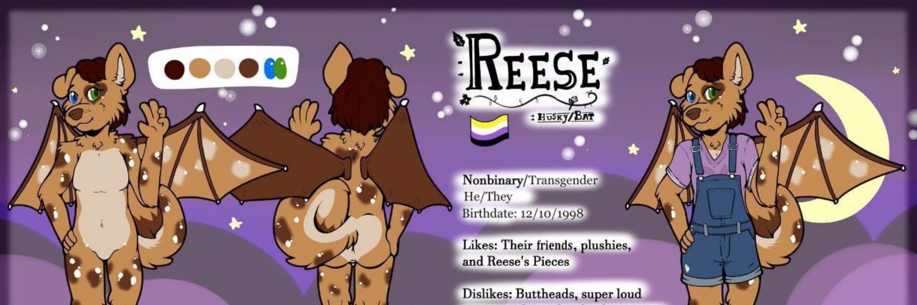Reese the peanut butter batpup