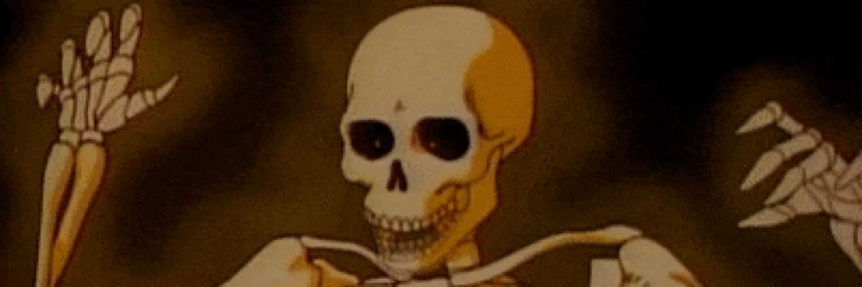 A Screaming Skull