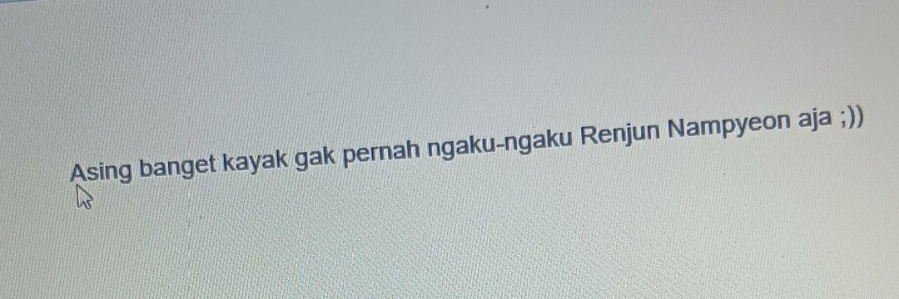 Akun Ini Menunggu Renjun